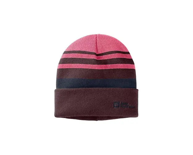 Jack Wolfskin caciula copii STRIP NIT culoarea violet