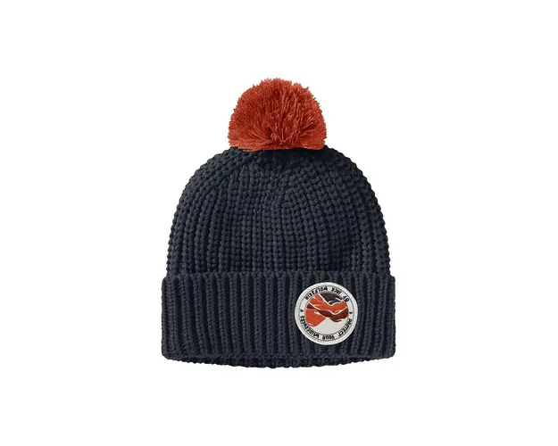 Jack Wolfskin caciula copii POMPOM BADGE culoarea albastru marin