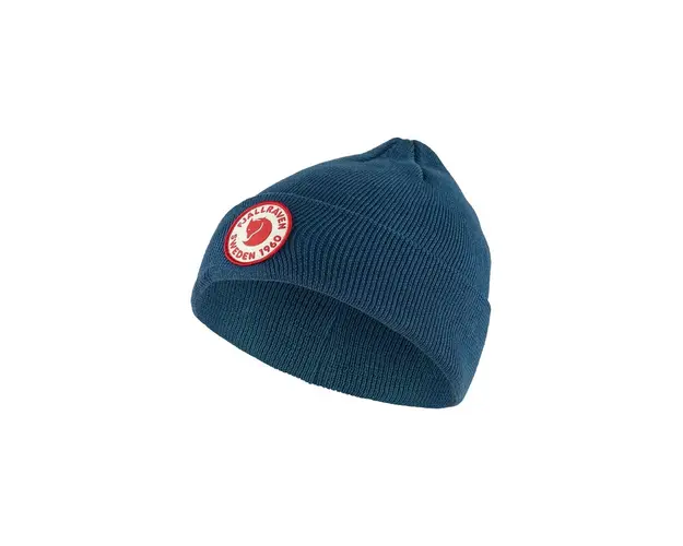 Fjallraven caciula copii Kids 1960 Logo Hat culoarea albastru marin