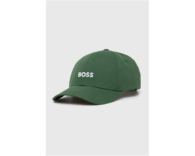 BOSS sapca de baseball din bumbac culoarea negru, cu imprimeu 50495121