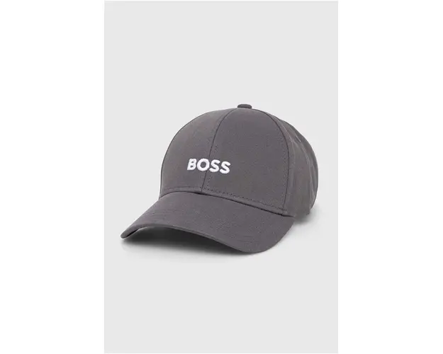 BOSS sapca de baseball din bumbac culoarea negru, cu imprimeu 50495121