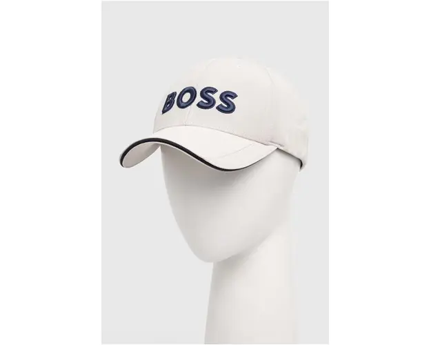 BOSS Green sapca culoarea negru, cu imprimeu 50496291