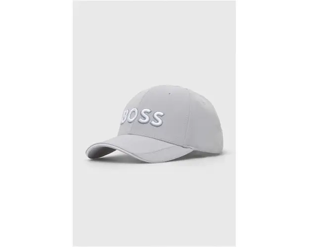 BOSS Green sapca culoarea negru, cu imprimeu 50496291
