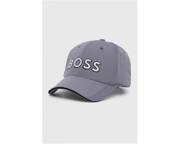 BOSS Green sapca culoarea negru, cu imprimeu 50496291