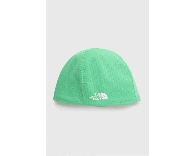 The North Face caciula DotKnit culoarea verde, din tesatura neteda