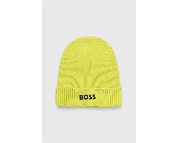 Boss Green caciula din amestec de lana BOSS GREEN culoarea verde