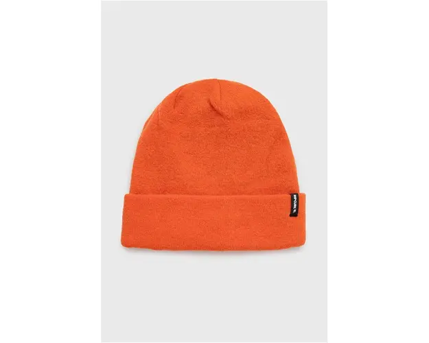 Rip Curl caciula din amestec de lana culoarea portocaliu, din tricot gros
