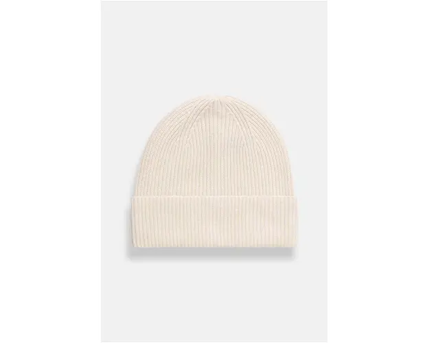 Helly Hansen caciula de lana culoarea bej, de lana