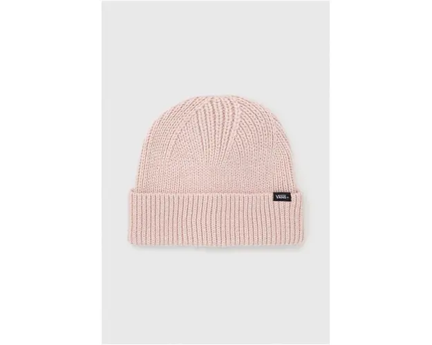 Vans caciula culoarea roz, din tricot gros