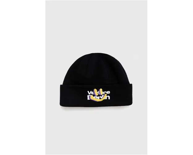 Vertere Berlin caciula de lana culoarea negru, de lana