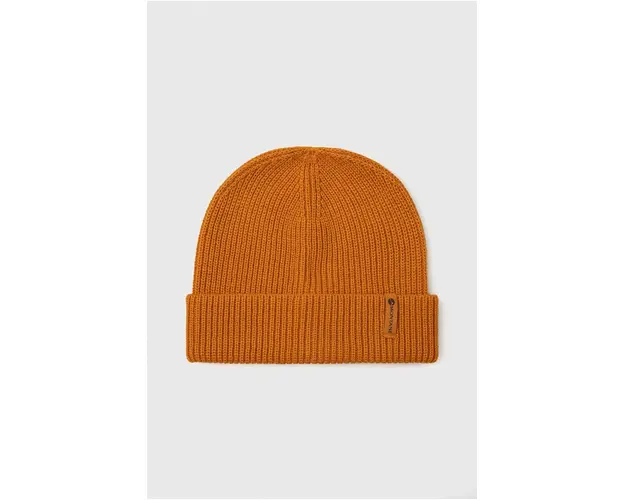 Montane caciula Brew culoarea portocaliu, de lana, din tricot gros