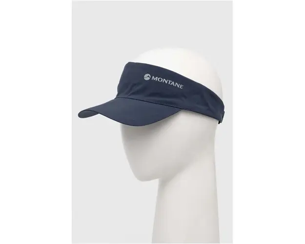 Montane sapca cozoroc Trail Lite Sun Visor culoarea albastru marin, cu imprimeu
