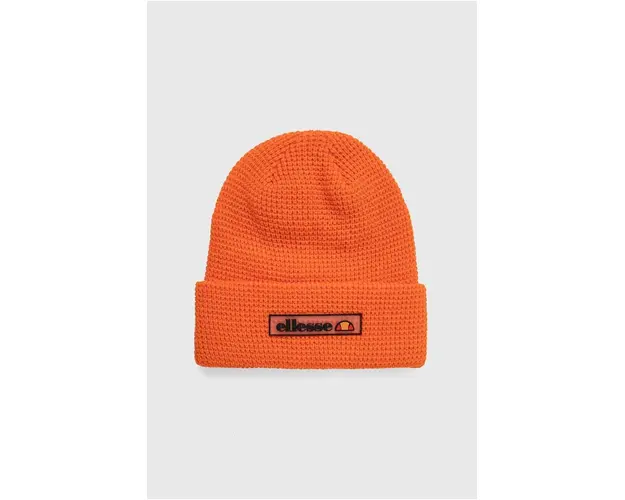 Ellesse caciula culoarea portocaliu, din tricot gros