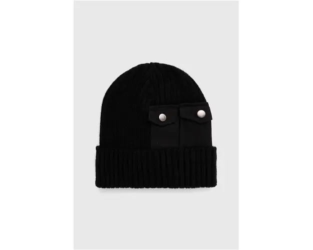 Alpha Industries caciula Utility Beanie culoarea negru, din tesatura uni 138904.03