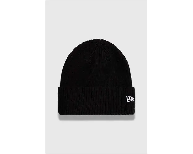 New Era caciula din amestec de lana culoarea negru, din tricot gros