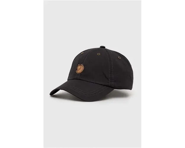 Fjallraven sapca Vidda culoarea negru, cu imprimeu