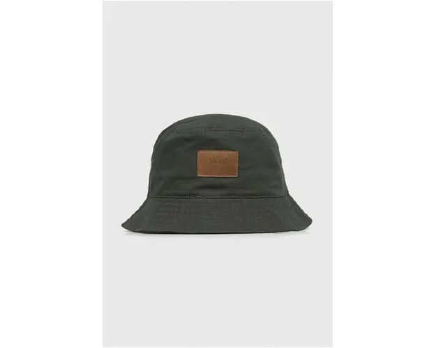 Vans palarie din bumbac culoarea verde, bumbac