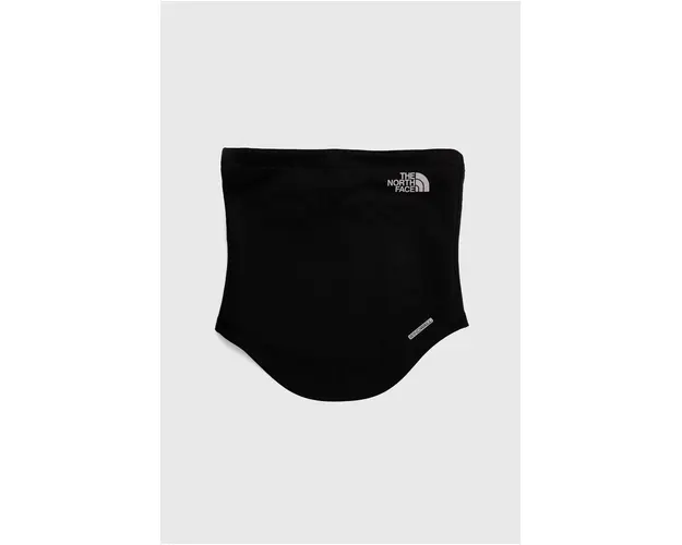The North Face fular impletit culoarea negru, cu imprimeu