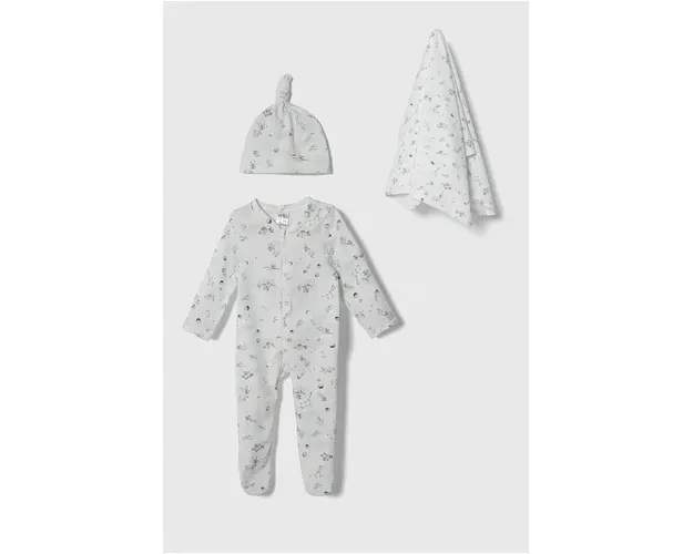 Jamiks compleu bebe culoarea alb