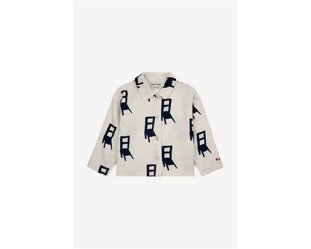 Bobo Choses camasa bebe culoarea alb