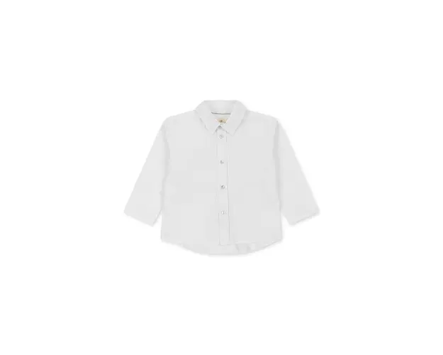Konges Sløjd camasa de bumbac pentru copii culoarea alb