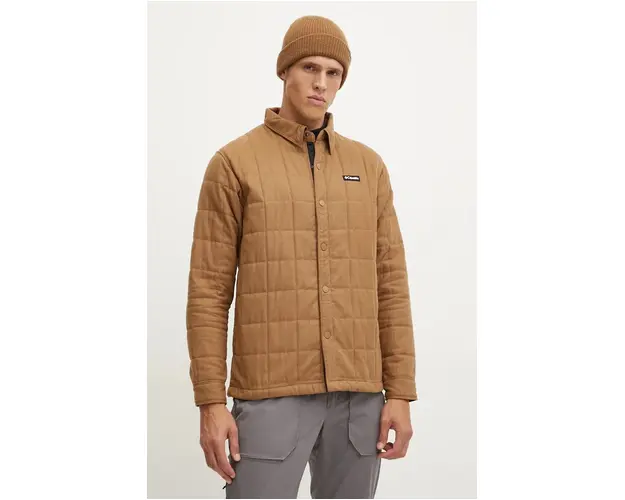 Columbia geaca Landroamer Quilted barbati, culoarea maro, 2054721