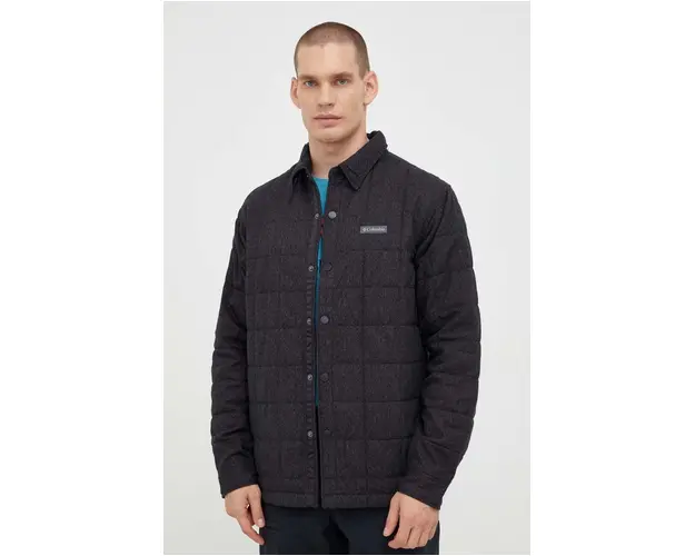 Columbia geaca Landroamer Quilted barbati, culoarea negru, 2054721