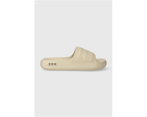adidas Originals papuci Adilette Ayoon femei, culoarea bej GX7064
