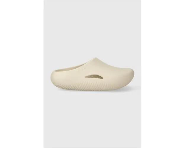 Crocs papuci Mellow Clog femei, culoarea bej 208493