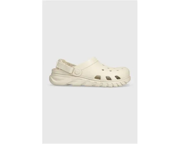 Crocs papuci Duet Max II Clog barbati, culoarea alb 208776