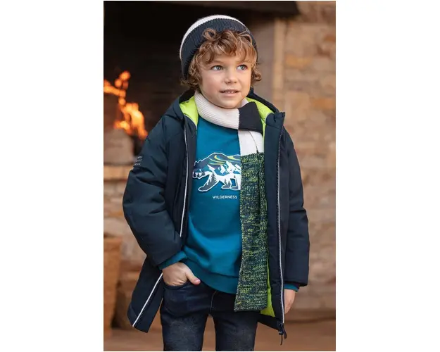 Mayoral geaca copii culoarea albastru marin