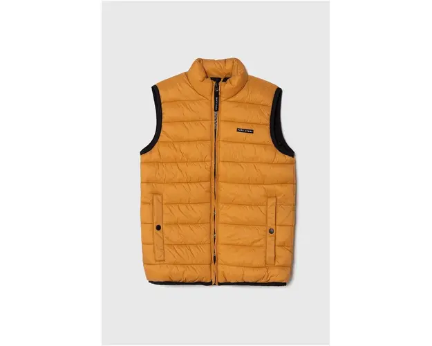 Pepe Jeans vesta copii Outerw Gilet culoarea portocaliu