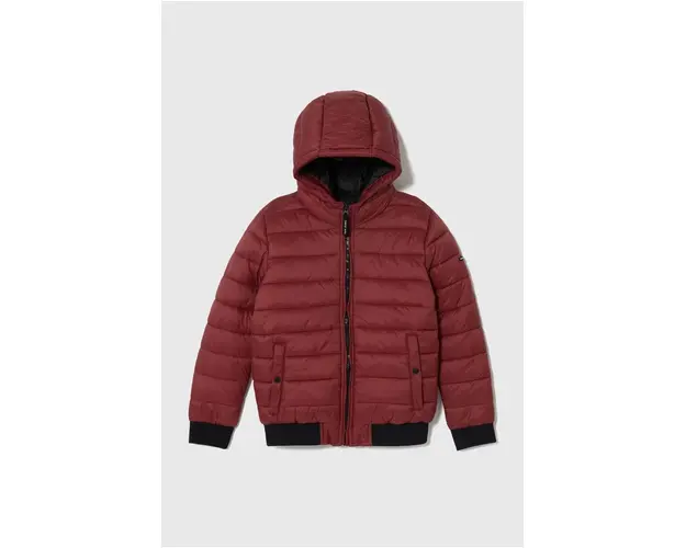 Pepe Jeans geaca copii Outerw Heavy culoarea bordo