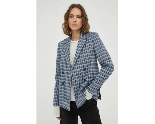 PS Paul Smith geaca de lana cu doua randuri de nasturi, modelator