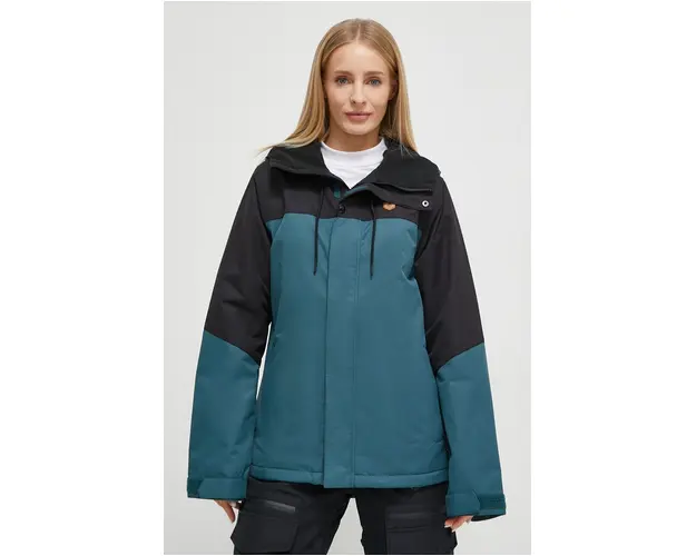 Volcom geaca de schi culoarea verde