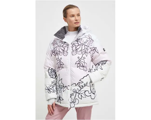 Roxy geaca de puf x Rowley culoarea alb