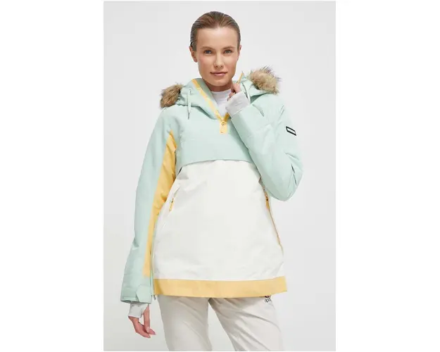 Roxy geaca Shelter culoarea verde