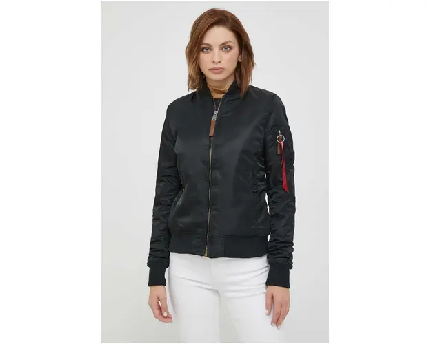 Alpha Industries geaca bomber MA-1 VF 59 Wmn femei, culoarea negru, de tranzitie