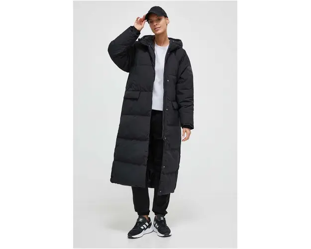 adidas geaca de puf femei, culoarea negru, de iarna