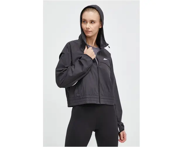 adidas Performance windbreaker WIND.RDY Hyperglam culoarea negru, de tranzitie, oversize