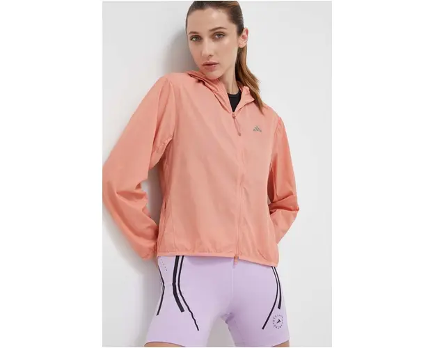 adidas Performance windbreaker Run It culoarea portocaliu, de tranzitie