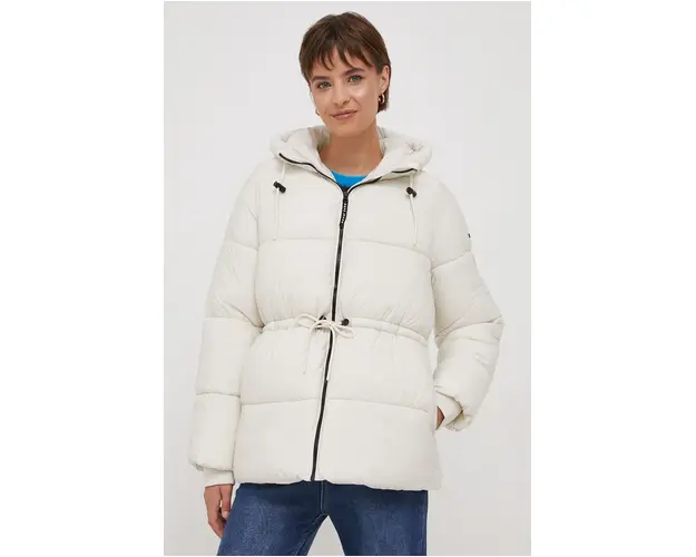 Pepe Jeans geaca Misty femei, culoarea bej, de iarna