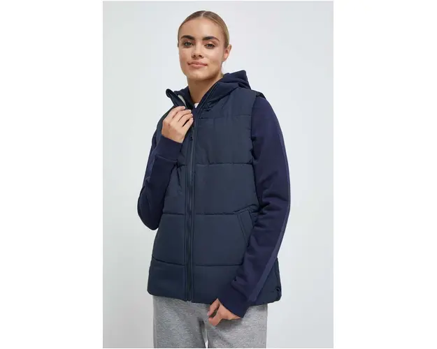 Jack Wolfskin vesta femei, culoarea albastru marin, de tranzitie