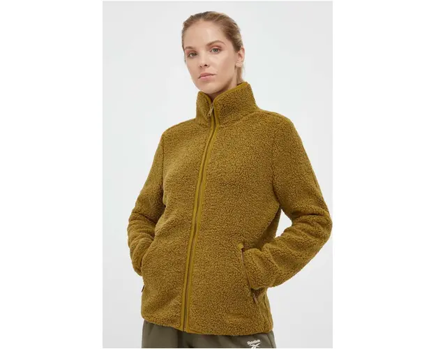 Jack Wolfskin hanorac High Curl culoarea verde