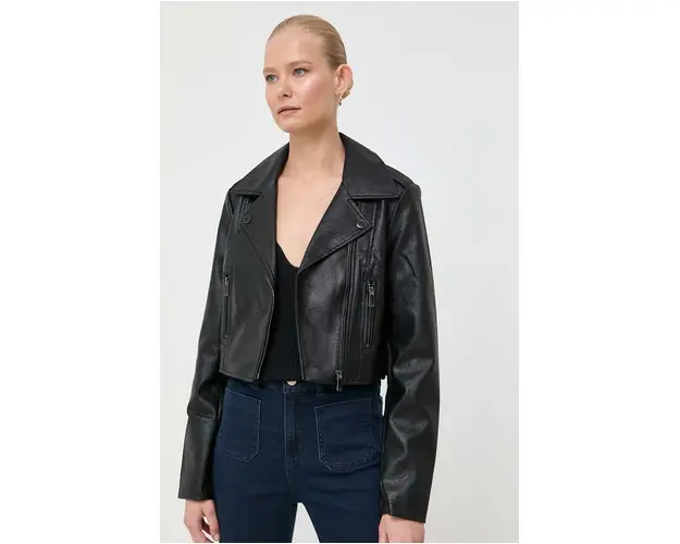 Morgan geaca ramones femei, culoarea negru, de tranzitie