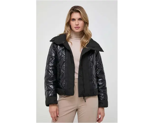 Marella geaca femei, culoarea negru, de tranzitie, oversize