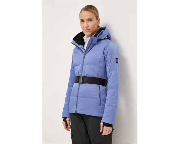 Descente geaca de schi din puf Luna culoarea violet