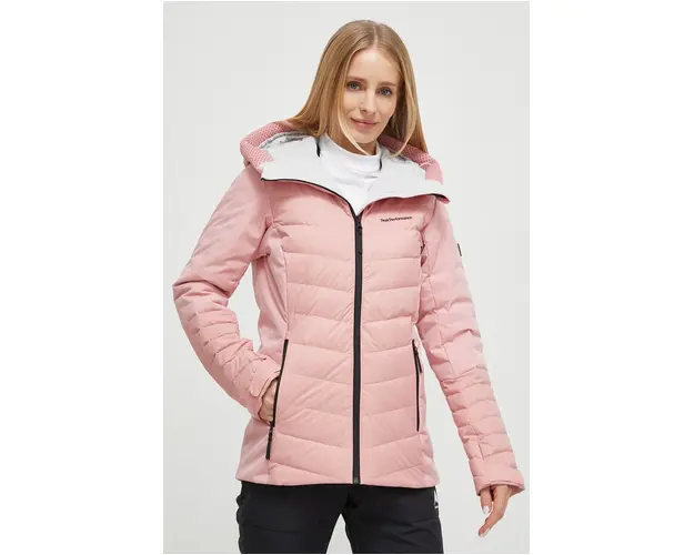 Peak Performance geaca de schi din puf Blackfire culoarea roz