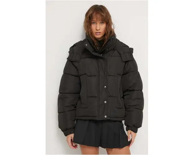 Sixth June geaca femei, culoarea negru, de iarna, oversize