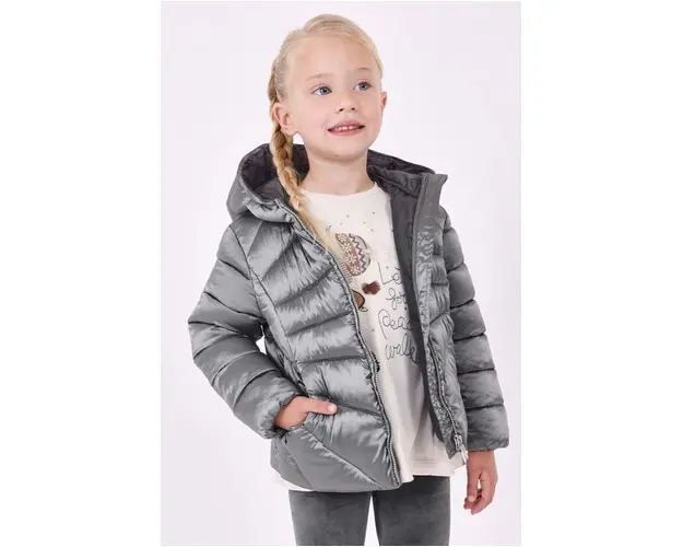 Mayoral geaca copii culoarea argintiu